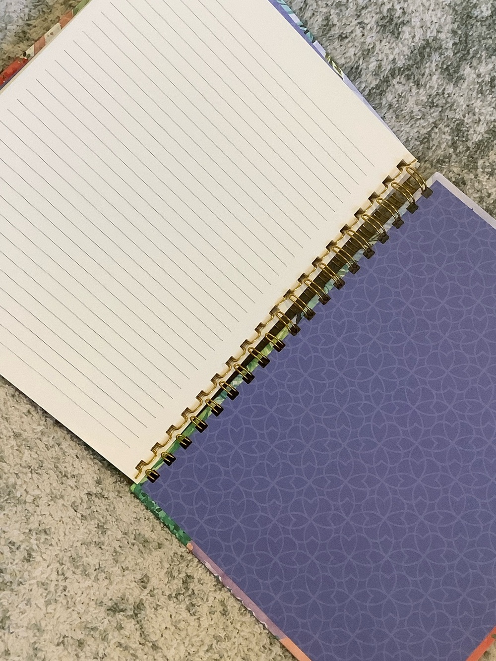 Clementine Tropical Carribean Floral Spiral Notebook Lined Journal NWT ~120pgs - Picture 12 of 16